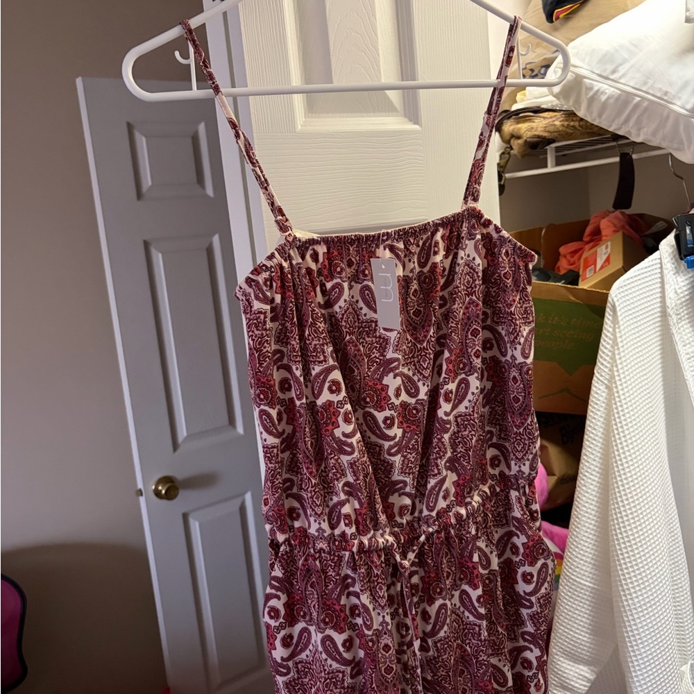 NWT Maurice’s women’s paisley medium one piece romper.